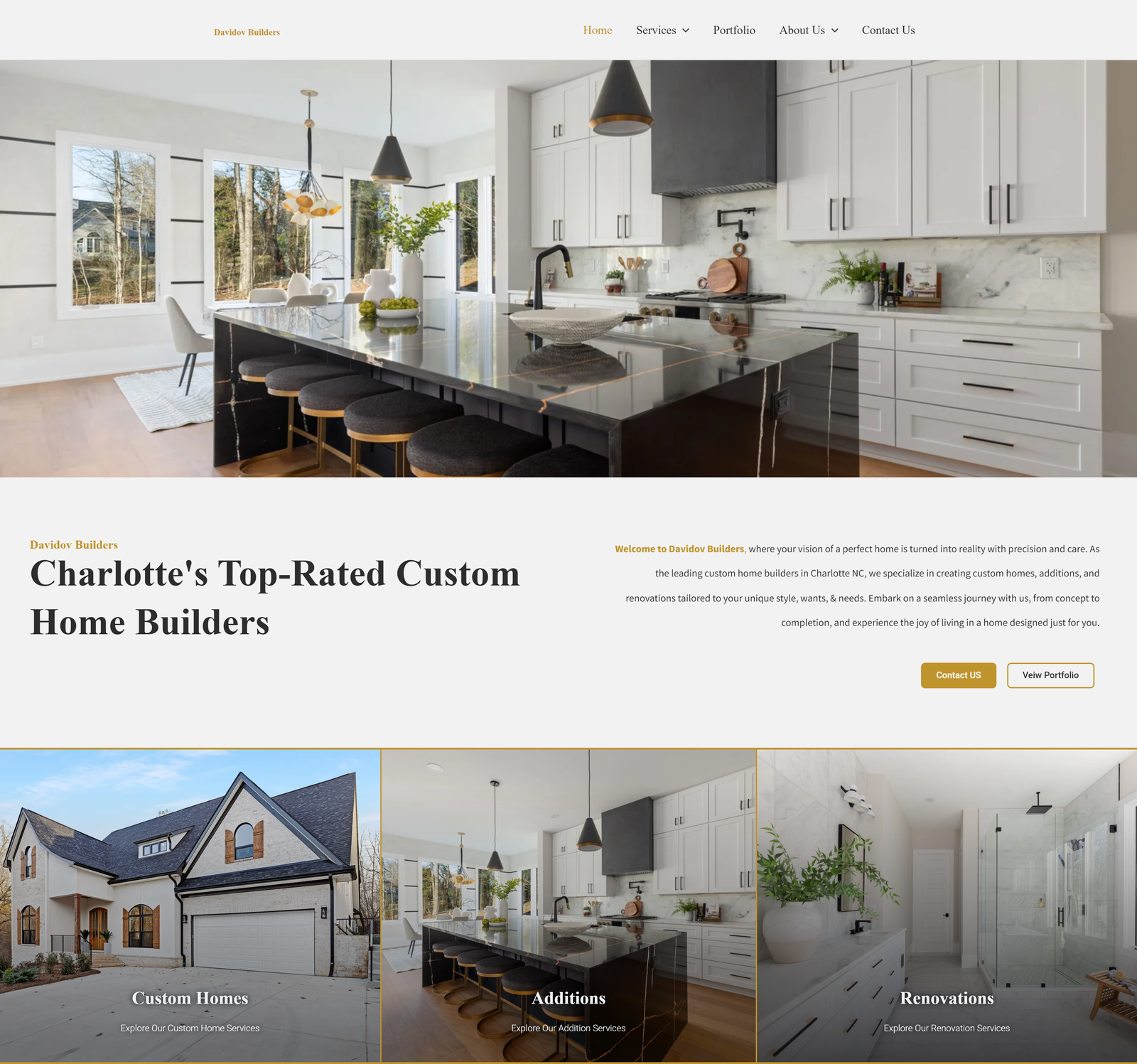 Web Design Charlotte NC by SavsMedia for RFPropertyholdings.com